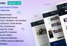 Evento - Multivendor Event Ticket Booking Website