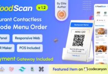 FoodScan - Qr Code Restaurant Menu Maker and Contactless Table Ordering System with Restaurant POS